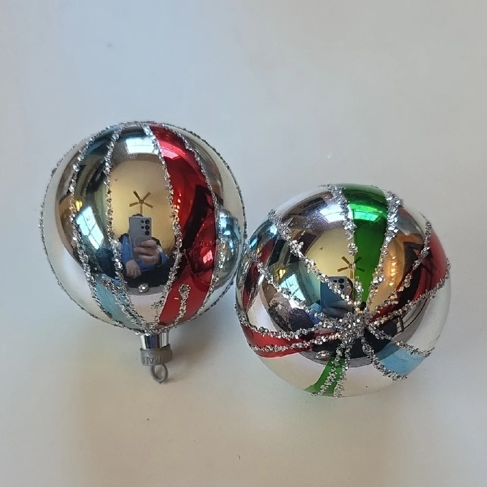 Christmas Ornaments - Vintage Glass Ball Ornaments